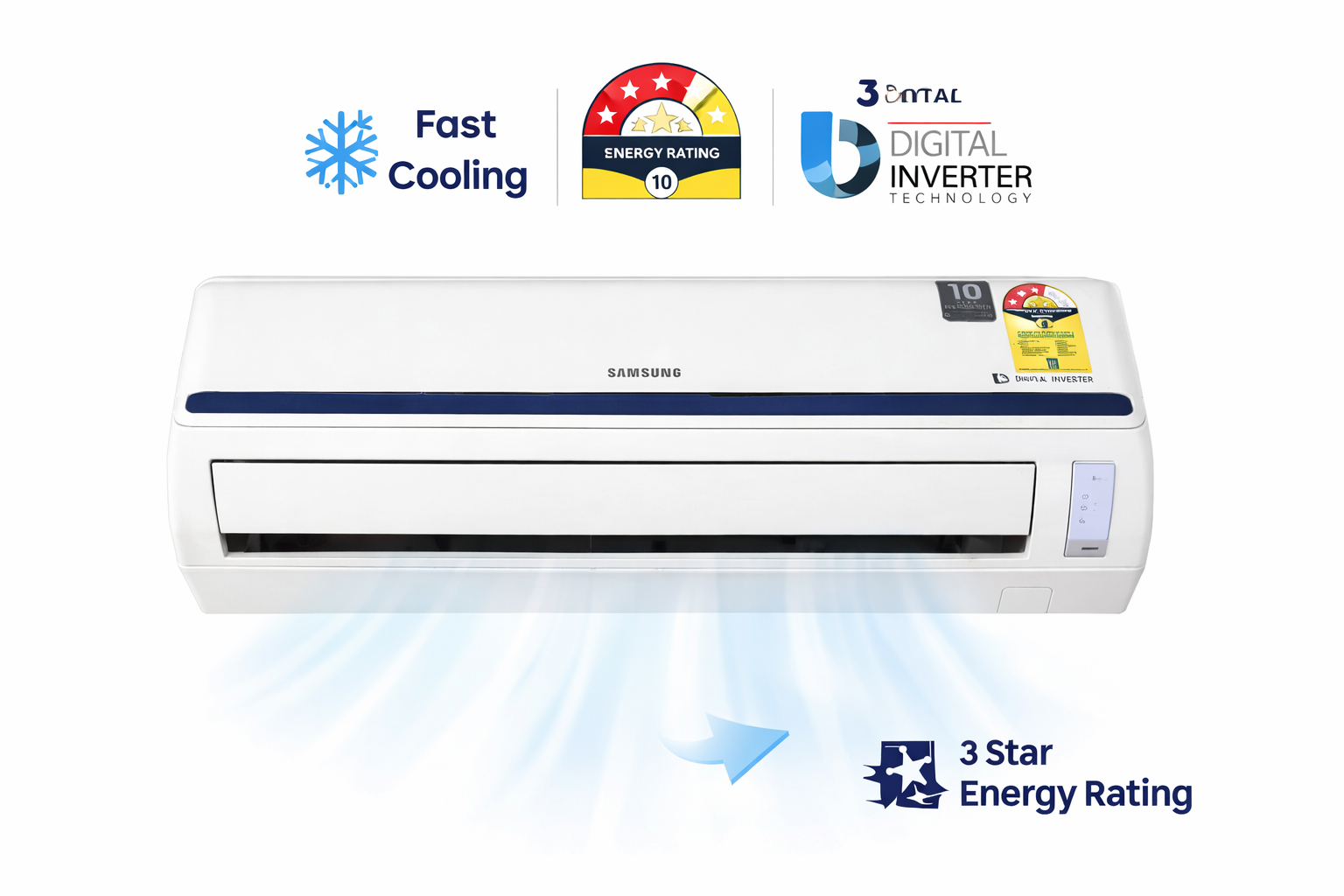 Samsung 1 Ton Split AC - Image 3